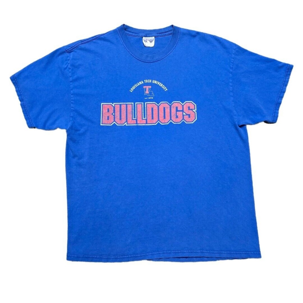 Vintage Louisiana Tech Bulldogs Tee Shirt Mens XL